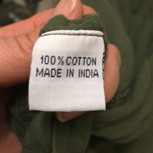 Tokyo Denegi | Tiered Boho Camo Floral Skirt - Picture 8 of 9